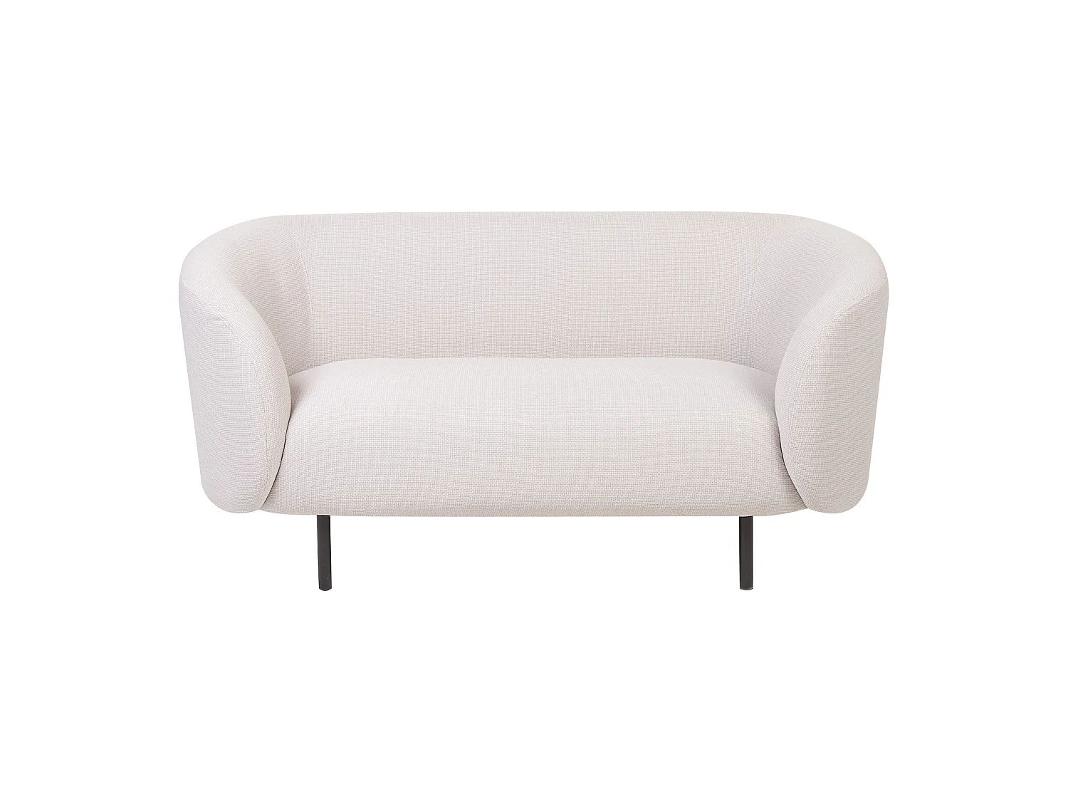 Canapé 2 places LOEN Tissu Beige clair