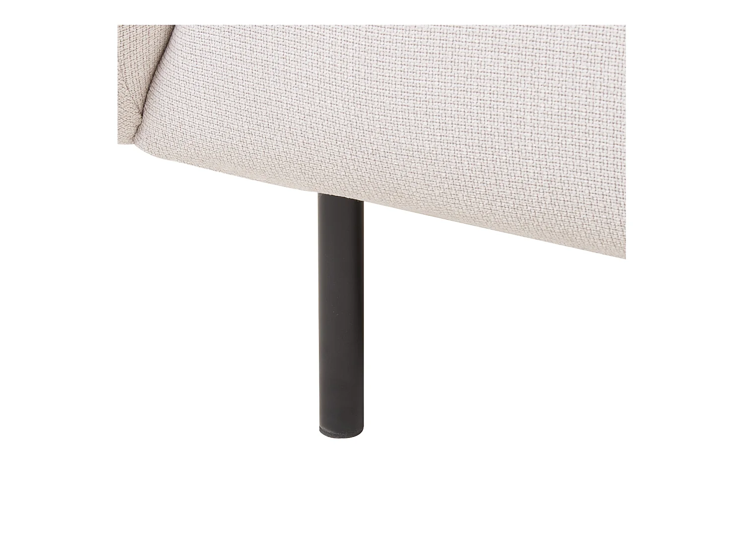 Canapé 2 places LOEN Tissu Beige clair