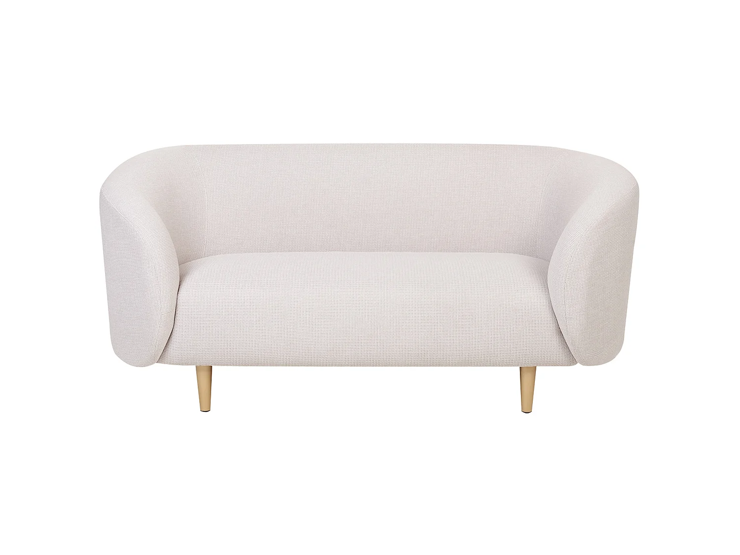 Canapé 2 places LOEN Tissu Beige clair