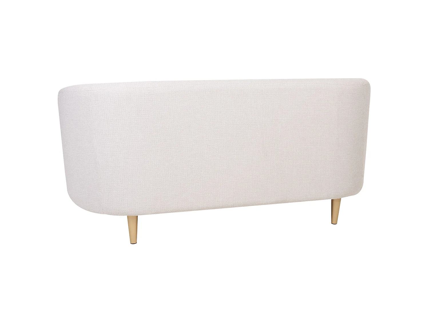 Canapé 2 places LOEN Tissu Beige clair