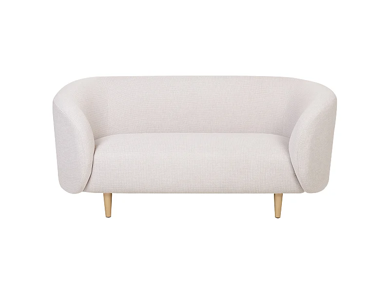 Sofá LOEN Tela Beige claro 2 plazas