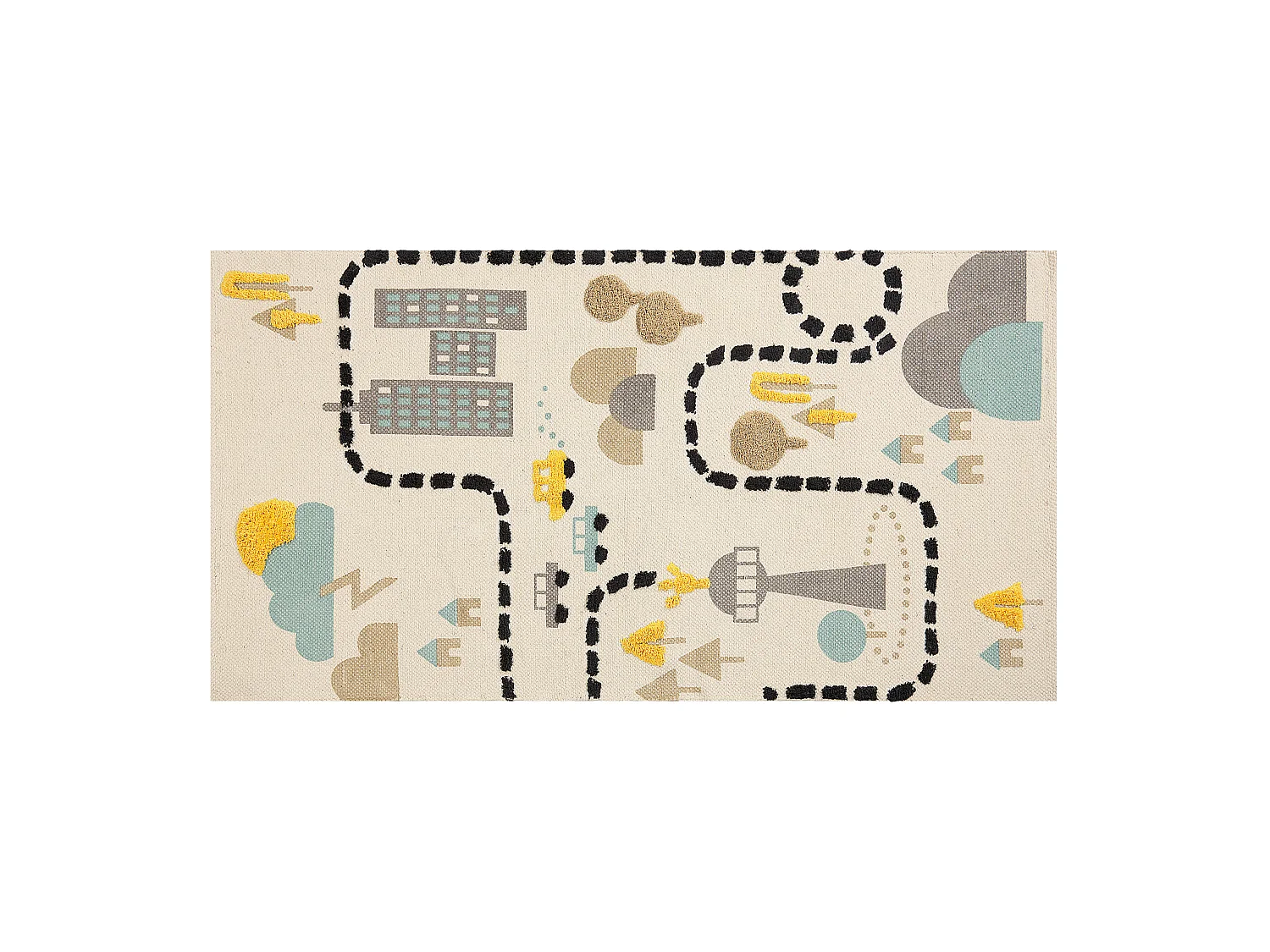 Tapis enfant SAZAK Multicolore 80 x 150 cm Coton