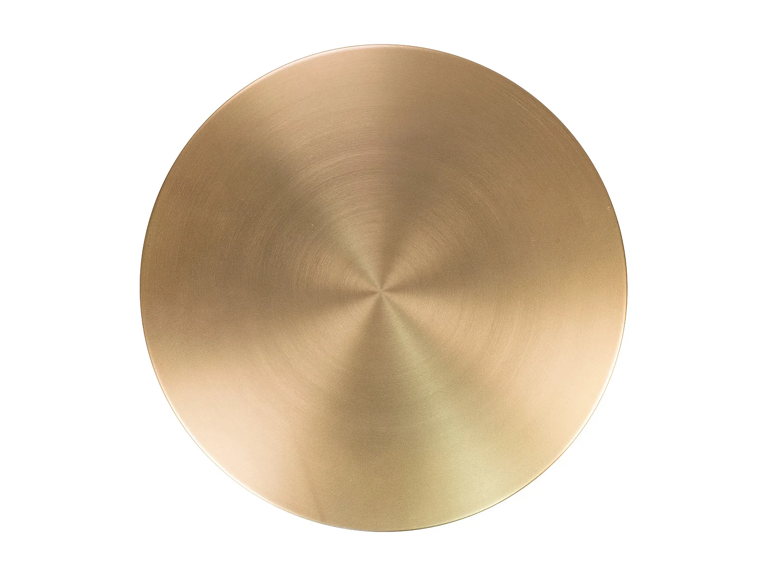 Lecco Couchtisch , Ecktisch Ø51cm Marmor Messing, Marmor.