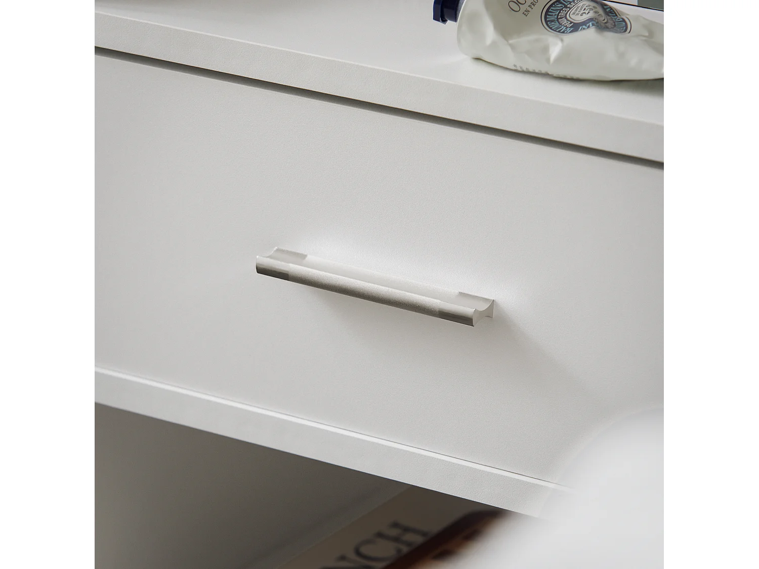 SoBuy FBT66-Wx2 set van 2 nachtkastjes nachtkastjes bijzettafel met 1 lade 1 nis, wit