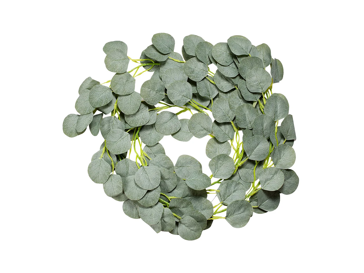 Guirlande EUKALYPTUS feuilles d'eucalyptus artificielles, fil métallique flexible