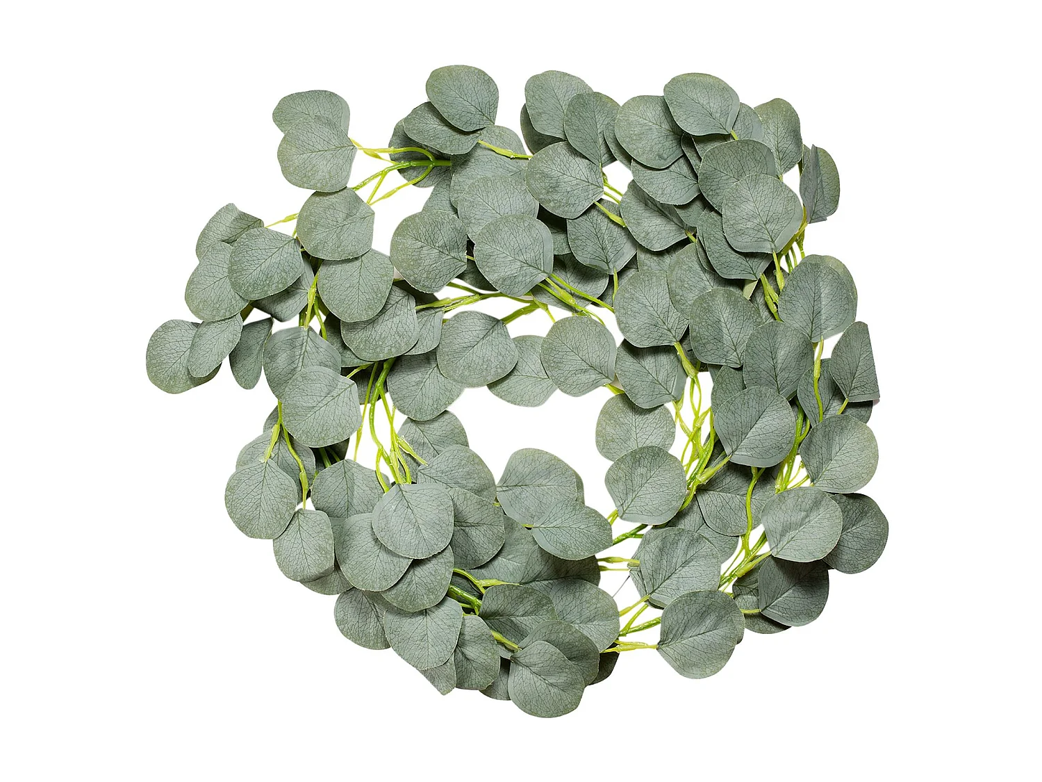 Guirlande EUKALYPTUS feuilles d'eucalyptus artificielles, fil métallique flexible