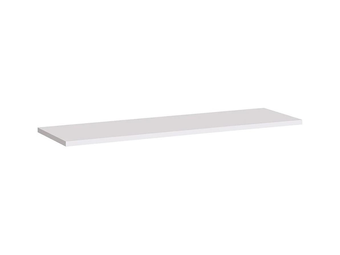 Wandplank 120cm collectie SWITCH. Kleur wit.