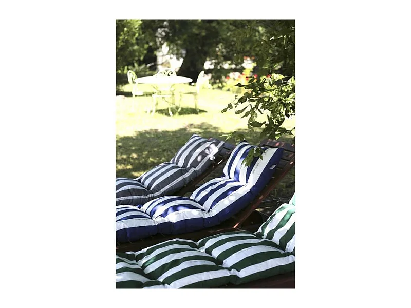 Bain de soleil Flocons Cancale Jp - 180 x 56 x 10 cm - Vert