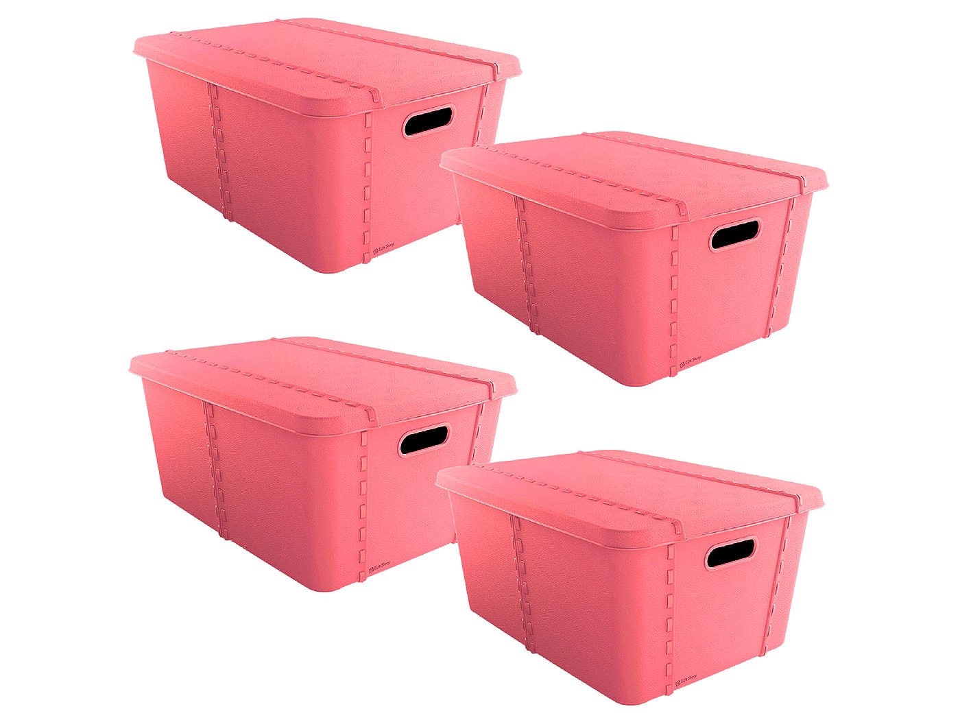 Lot De 6 Boîtes De Rangement Transparentes 1,25 L - Avec Couvercle Clip - Empilables - Pour Bureau, Salle De Bain, Bricolage