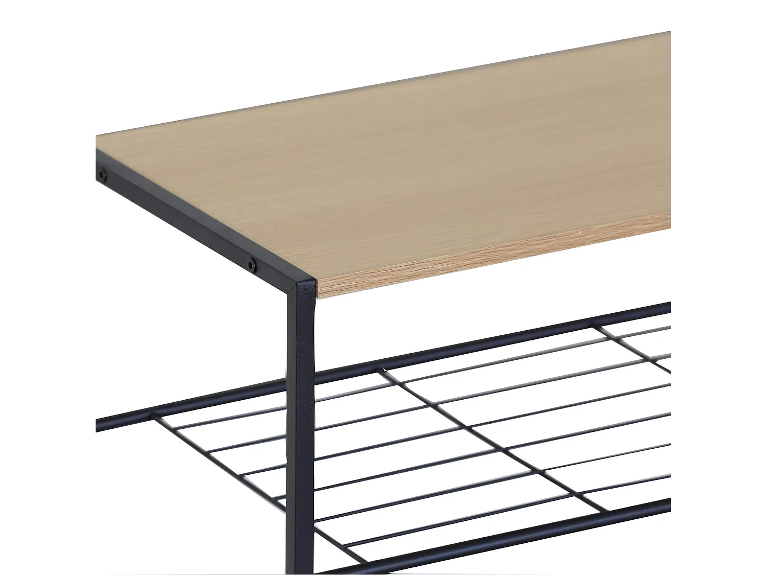 Scarpiera da Ingresso Organizer per Scarpe in Metallo con 3 Ripiani