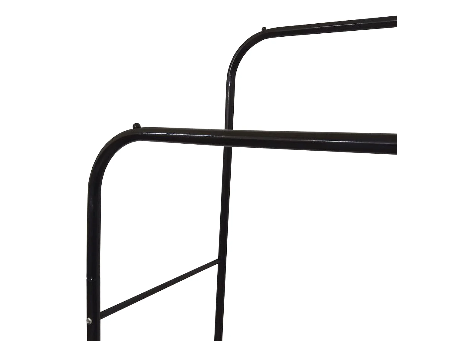 Stender Appendiabiti Doppio in Metallo Nero 150x110x 54 Nyana Home