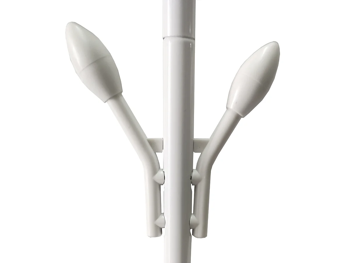 Stender Appendiabiti in Metallo 6 Grucce 150x110x40 Bianco Nyana Home