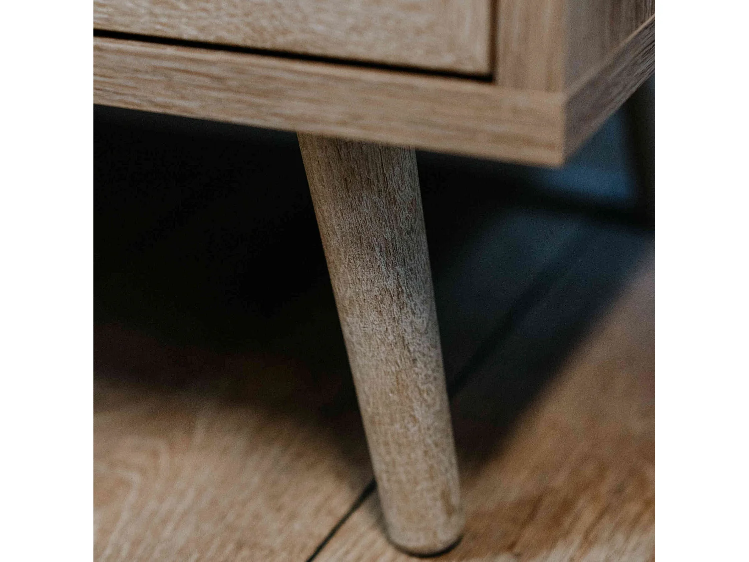 Meuble à chaussures 3 tiroirs imprimé cannage - MC7073