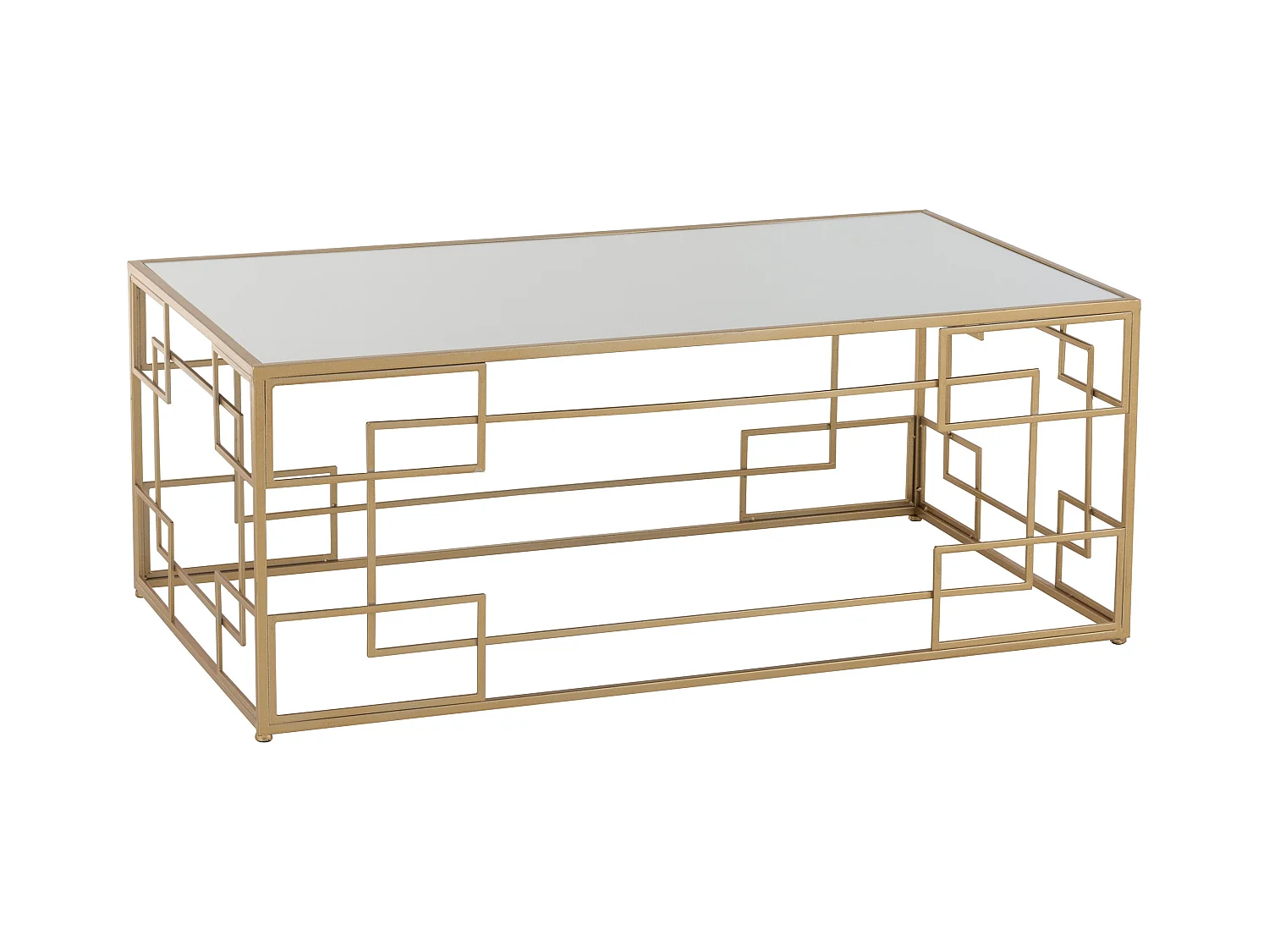 Table Basse Design "Ridao" 120cm Or