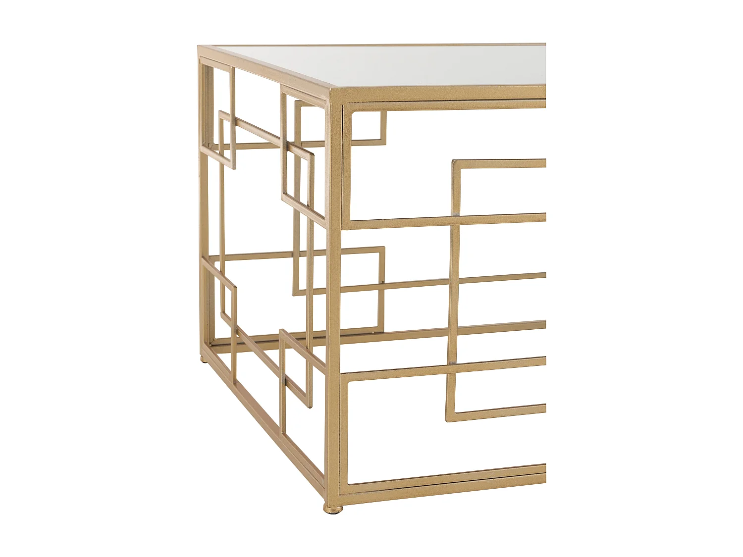 Table Basse Design "Ridao" 120cm Or