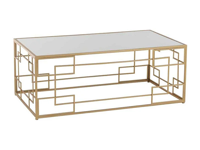 Table Basse Design "Ridao" 120cm Or