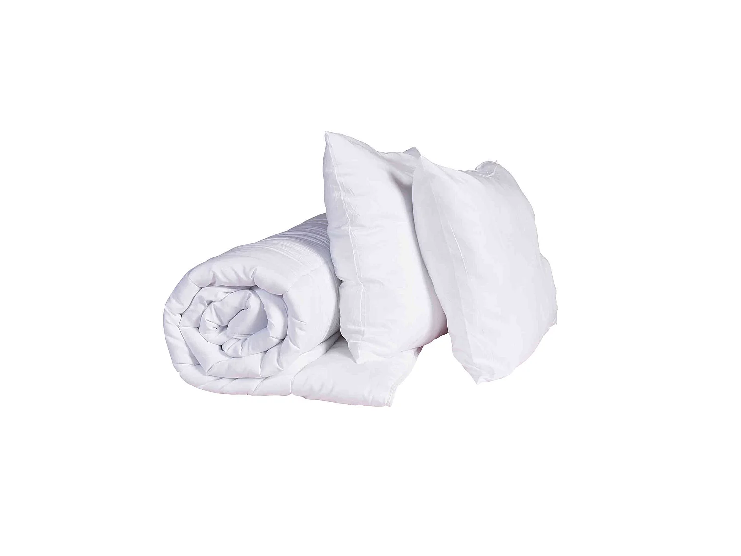 Pack couette mi-saison et oreiller anti-punaises et anti-insectes moelleux enveloppe microfibre 240x220