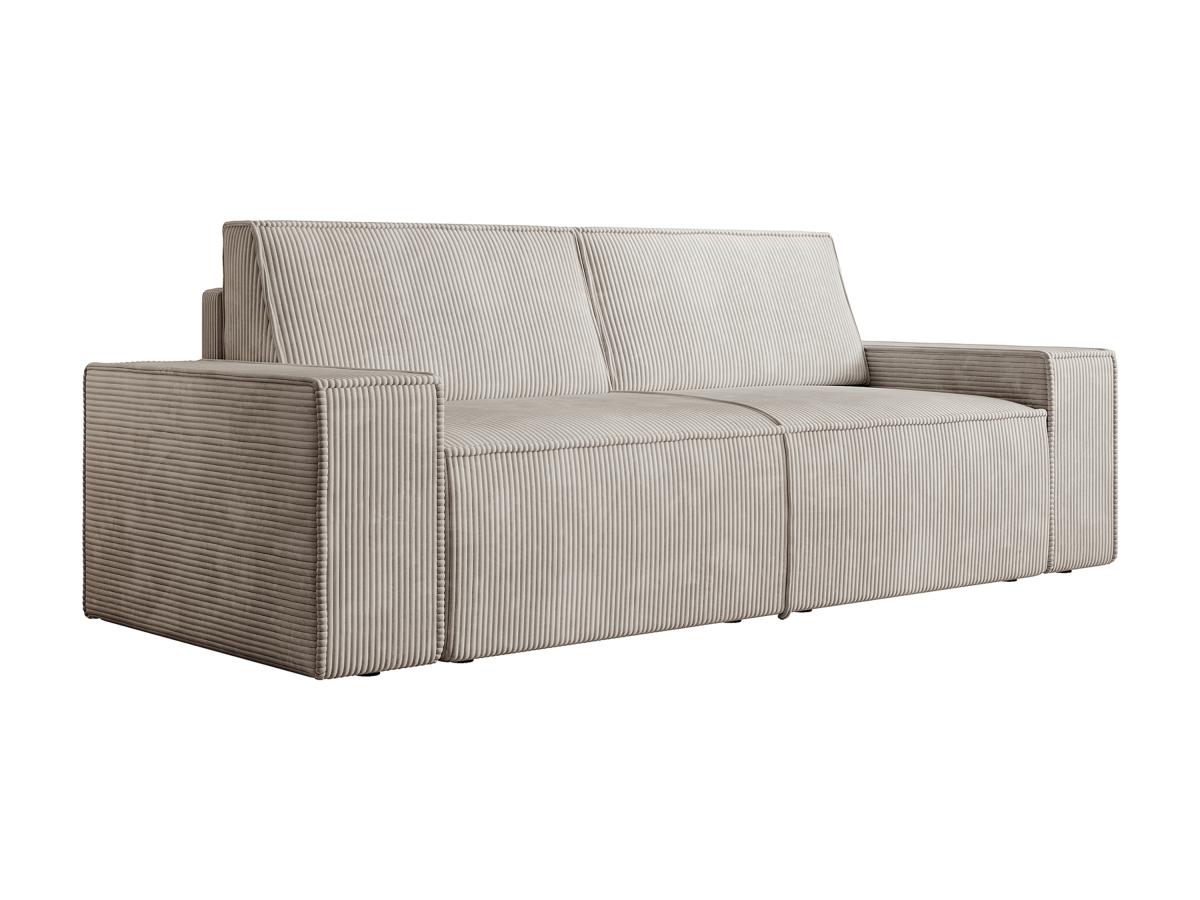 Sofa 3-Sitzer - Cord - Beige - AMELIA günstig online kaufen