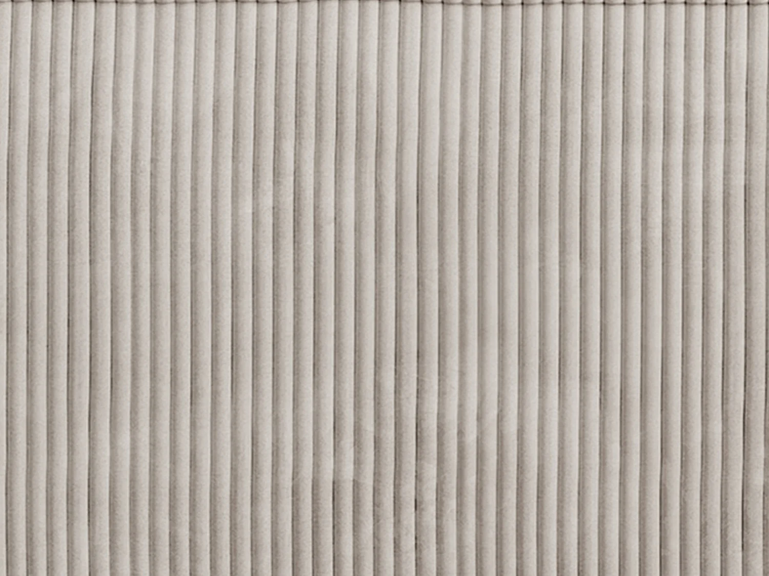 Zitbank – 3 plaatsen – Beige ribfluweel – AMELIA