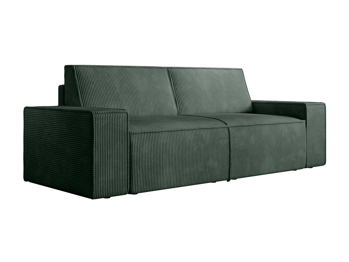 Sofa 3-Sitzer - Cord - Grün - AMELIA günstig online kaufen