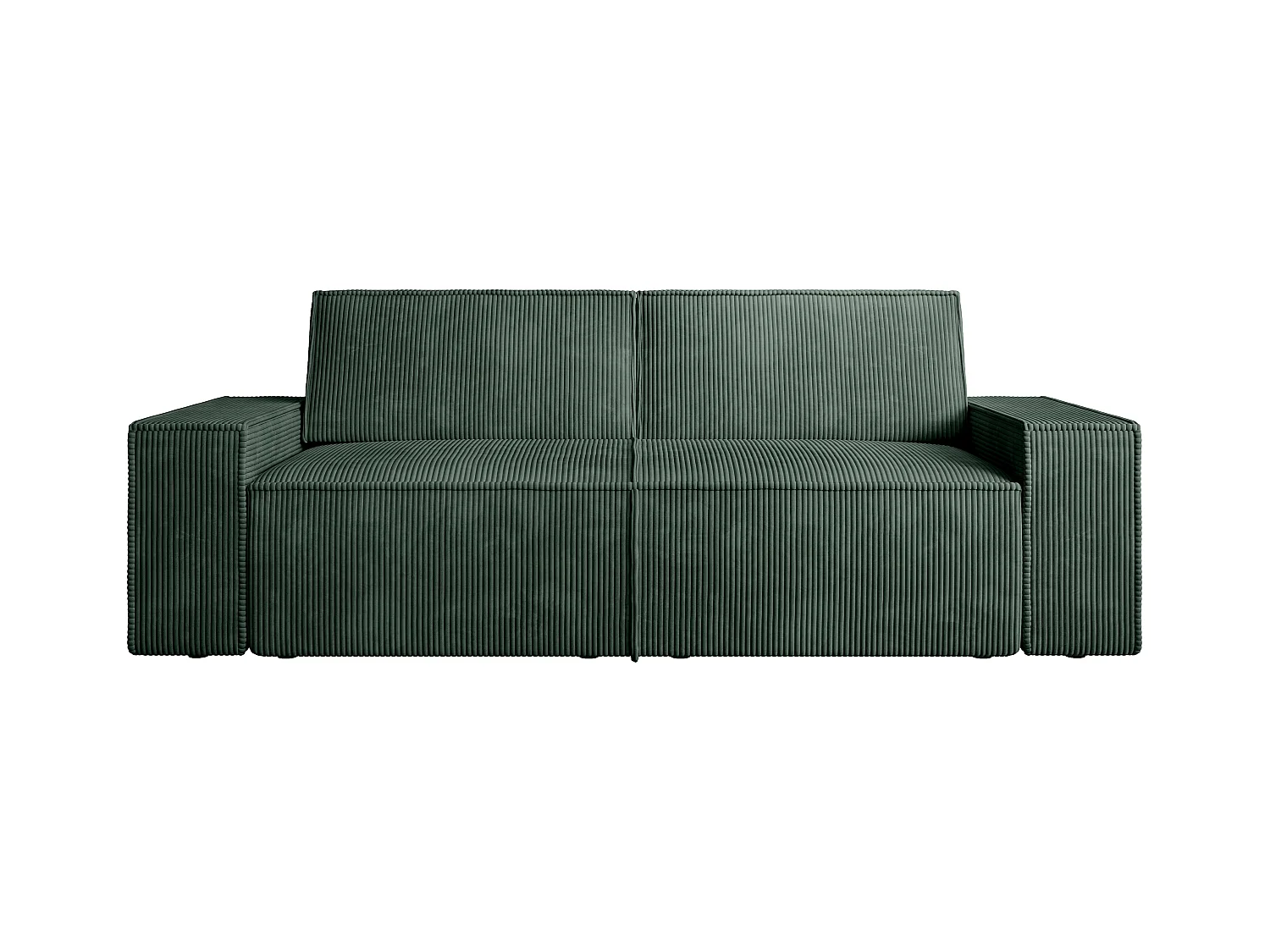 Sofa 3-Sitzer - Cord - Grün - AMELIA