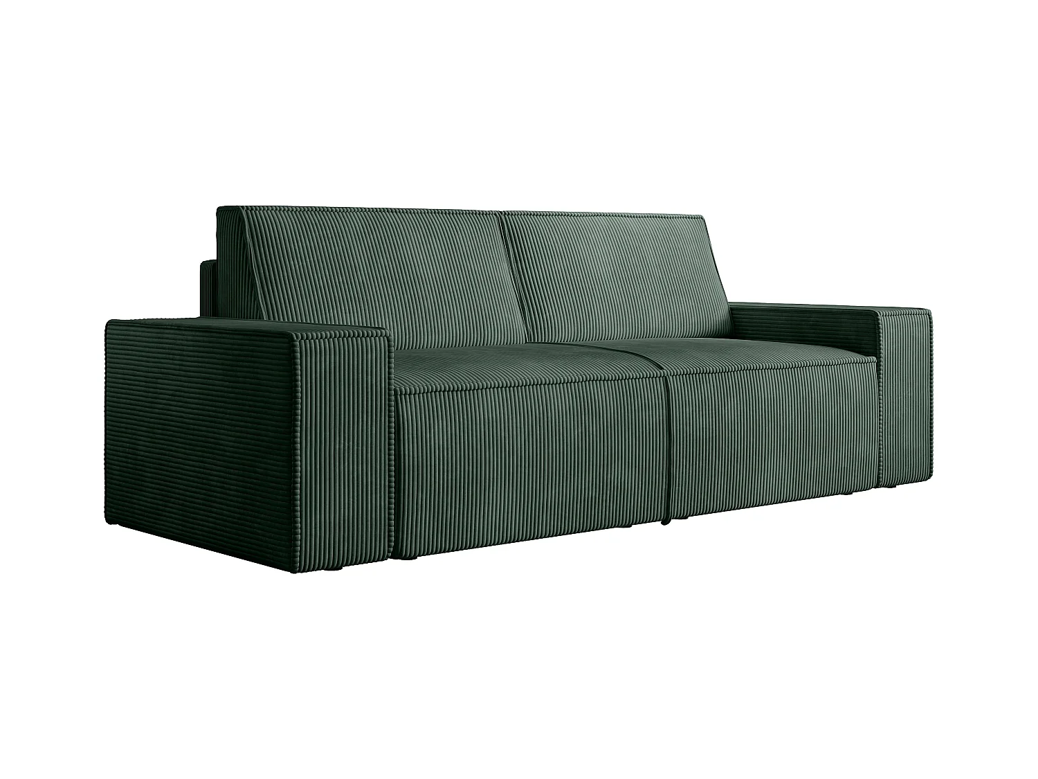 Sofa 3-Sitzer - Cord - Grün - AMELIA
