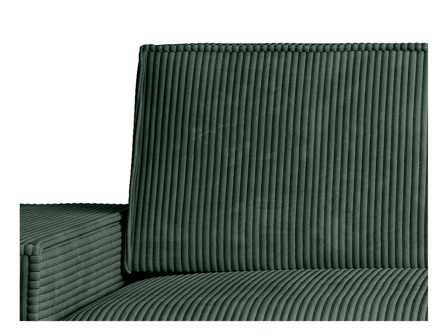 Sofa 3-Sitzer - Cord - Grün - AMELIA