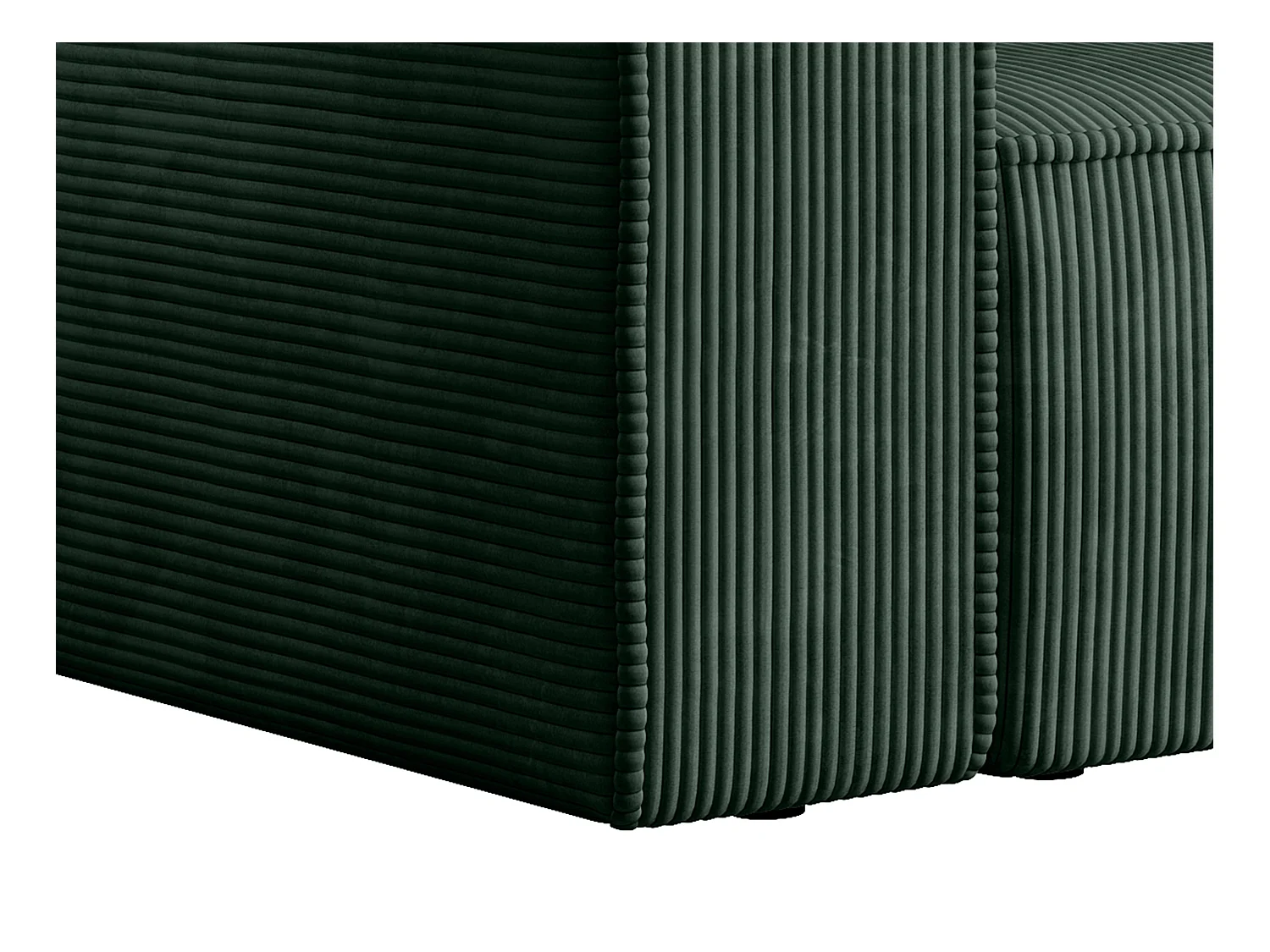 Sofa 3-Sitzer - Cord - Grün - AMELIA