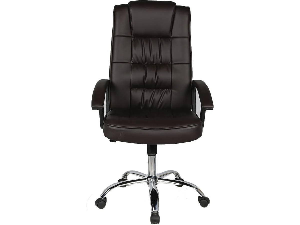 Fauteuil de bureau à roulettes "Charles" - Marron