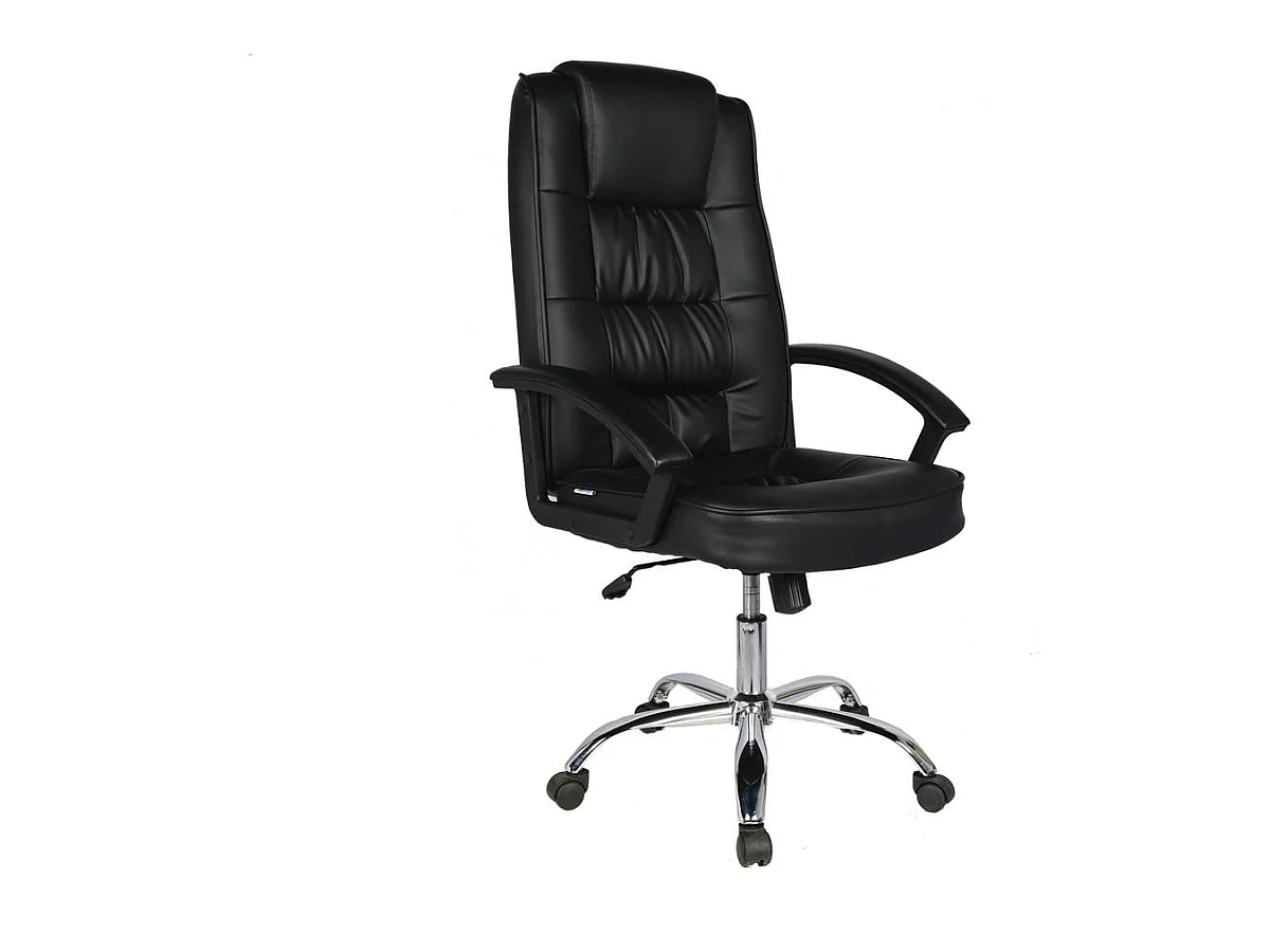 Fauteuil de bureau à roulettes "Charles" - Noir