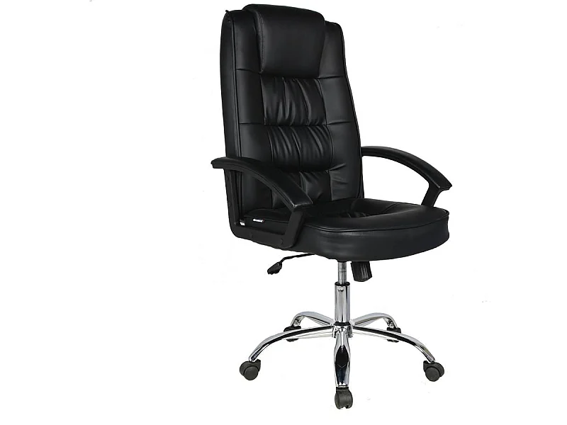 Fauteuil de bureau à roulettes "Charles" - Noir