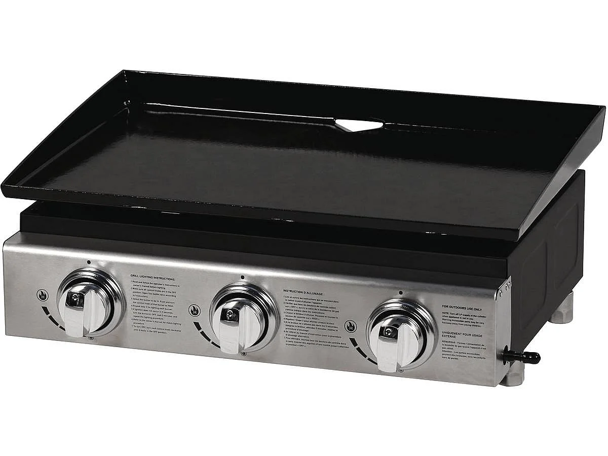 Plancha "Presto 3" - 3 Brûleurs - 7.5kW - Gris