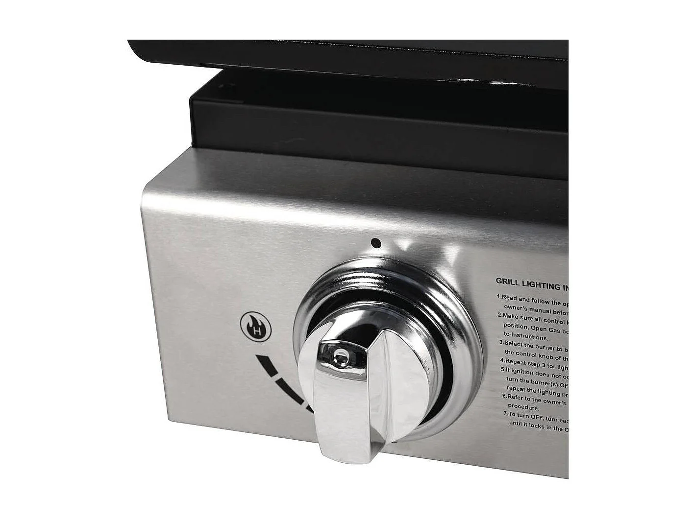 Plancha "Presto 3" - 3 Brûleurs - 7.5kW - Gris