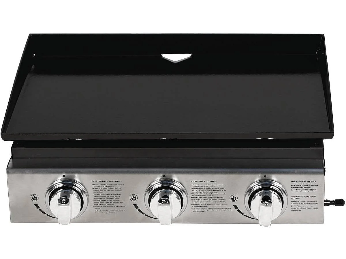 Plancha "Presto 3" - 3 Brenner - 7,5 kW - Grau