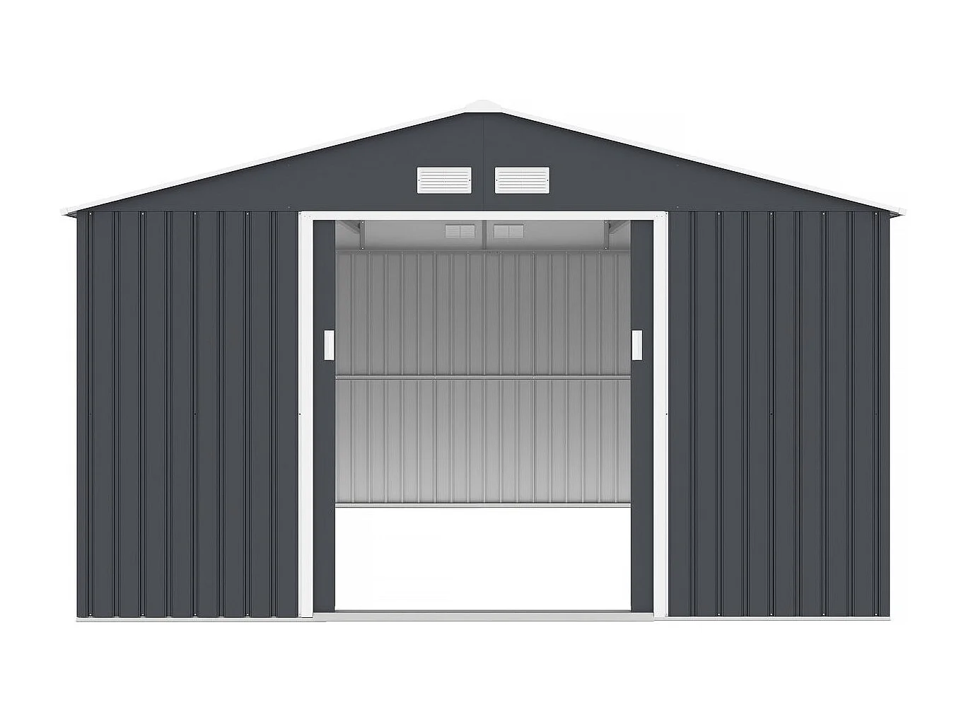 Abri de jardin métal "Vegas"- 15 m² - Gris