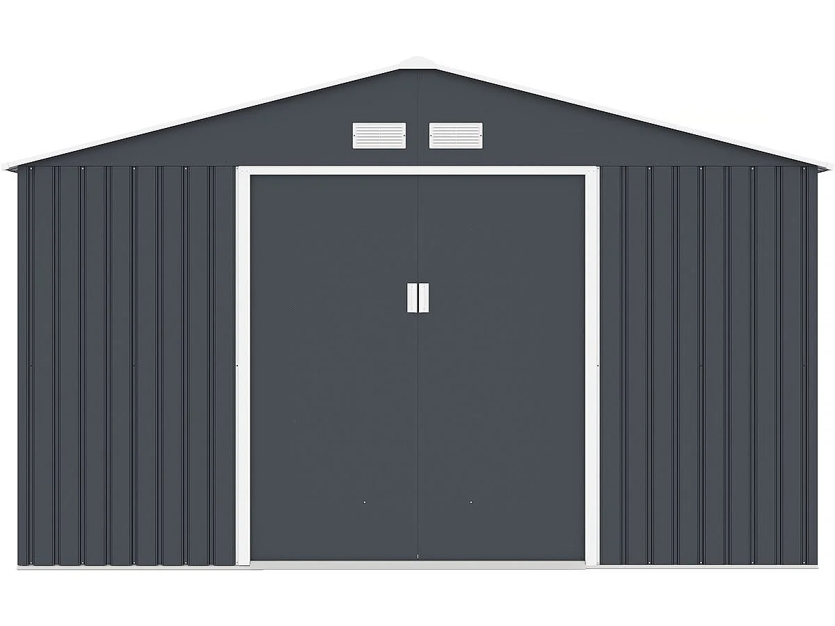 Abri de jardin métal "Vegas"- 15 m² - Gris