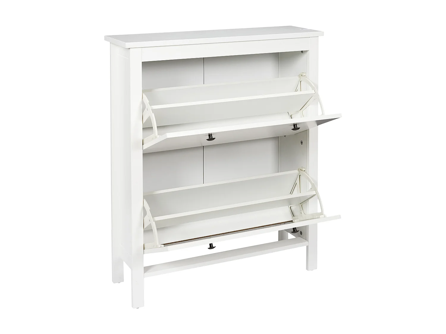 Meuble A Chaussures 2 Portes Elisabeth Blanc