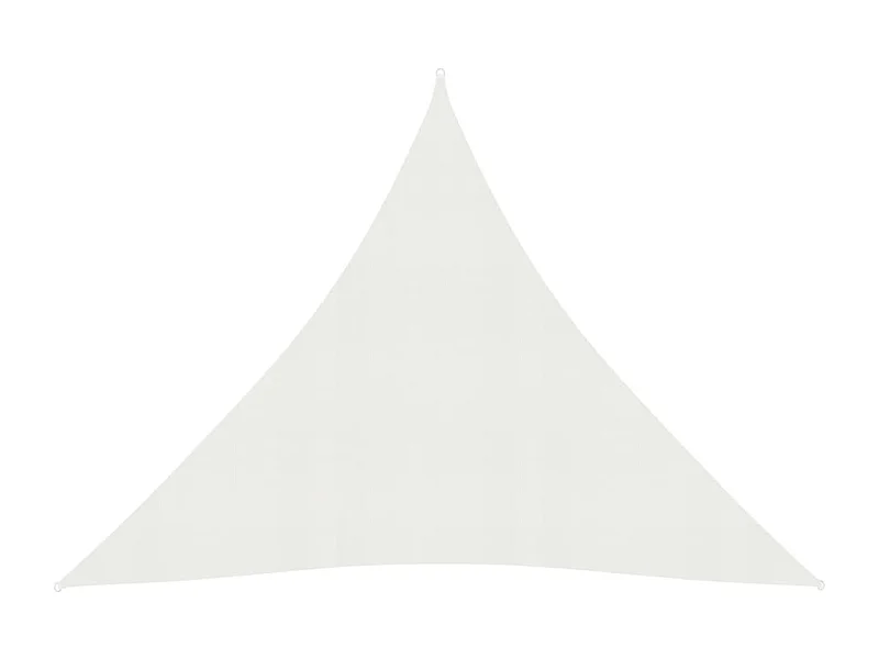 Voile toile d'ombrage parasol blanche 400 x 400 x 400 cm 02_0009028