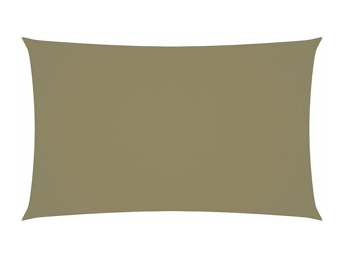 Voile toile d'ombrage parasol tissu beige 300 x 300 x 600 cm 02_0009686