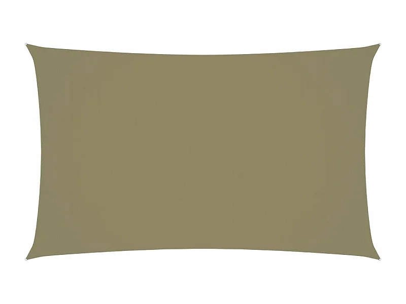 Voile toile d'ombrage parasol tissu beige 300 x 300 x 600 cm 02_0009686