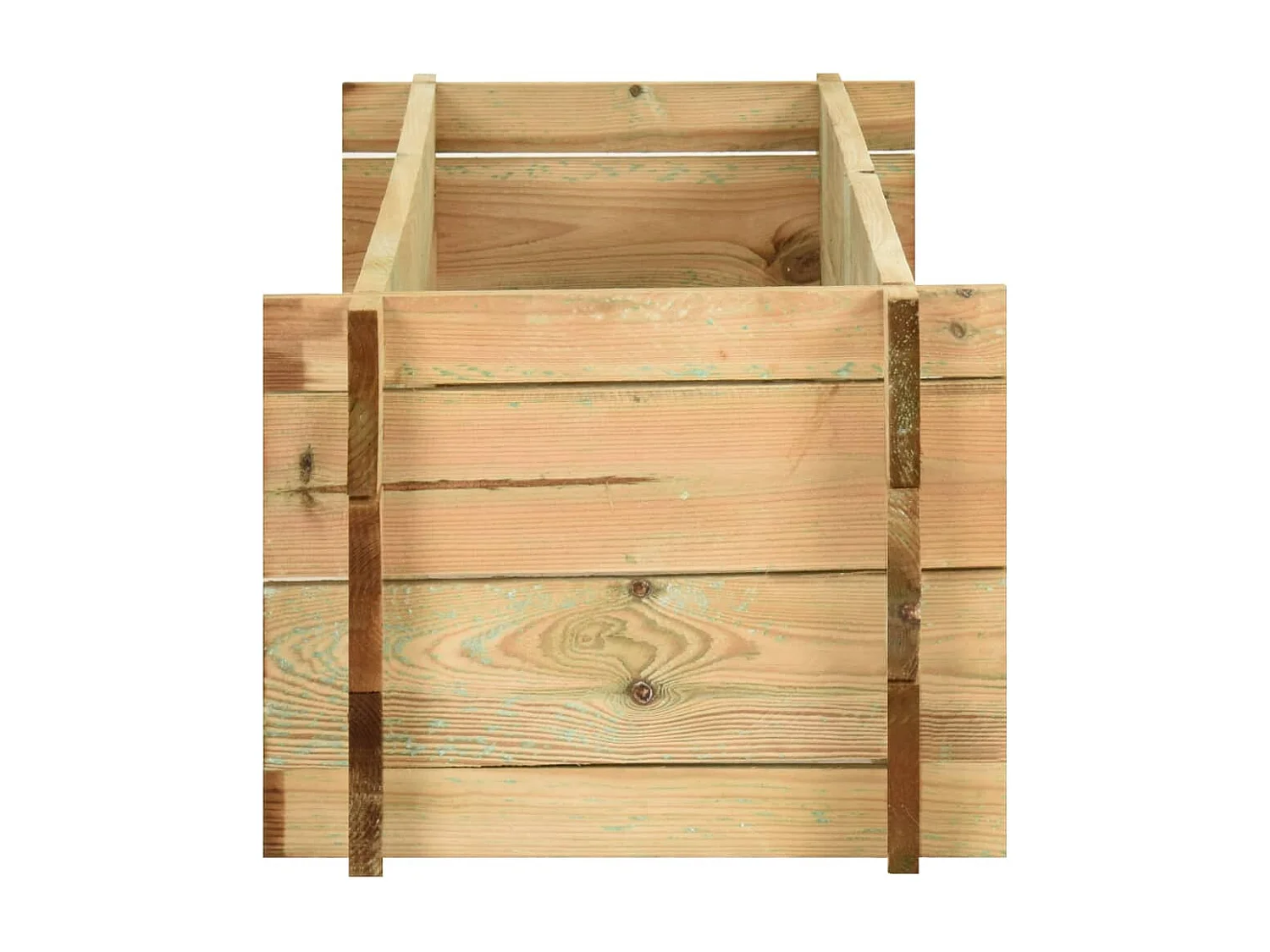 Fioriera rialzata in legno di pino impregnato 120 cm 02_0000856