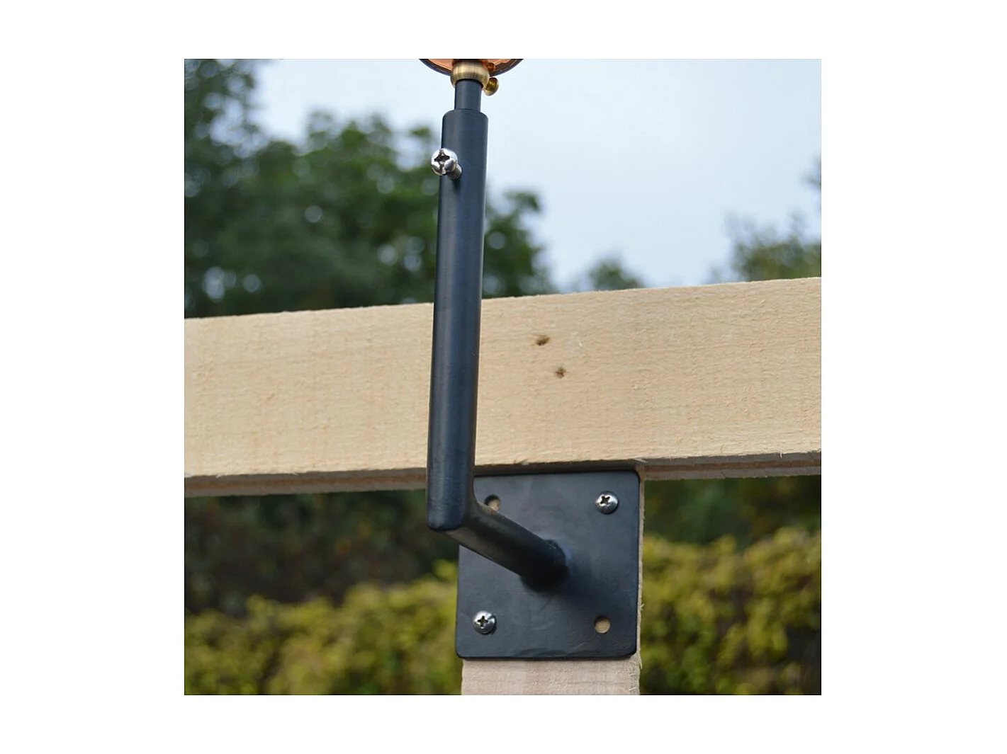 Girouette en cuivre Heron en vol