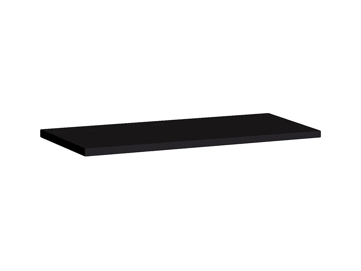 Wandplank SWITCH - 60 cm - Kleur zwart - MDF en spaanplaat - Modern ontwerp