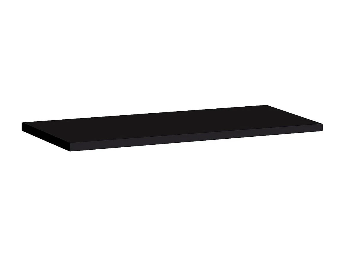 Étagère murale SWITCH – 60 cm – Coloris noir – MDF et panneaux de particules – Design moderne