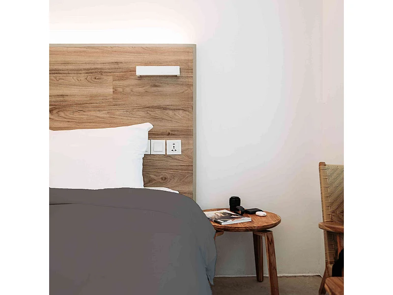 Housse de couette 100% coton taupe 260x240 cm - Tradilinge