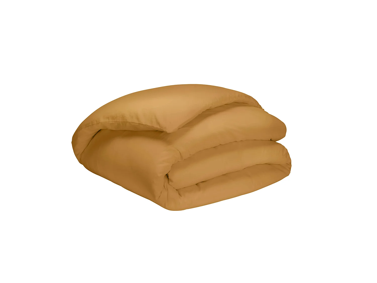 Housse de couette curry 100% coton biologique 260x240 cm
