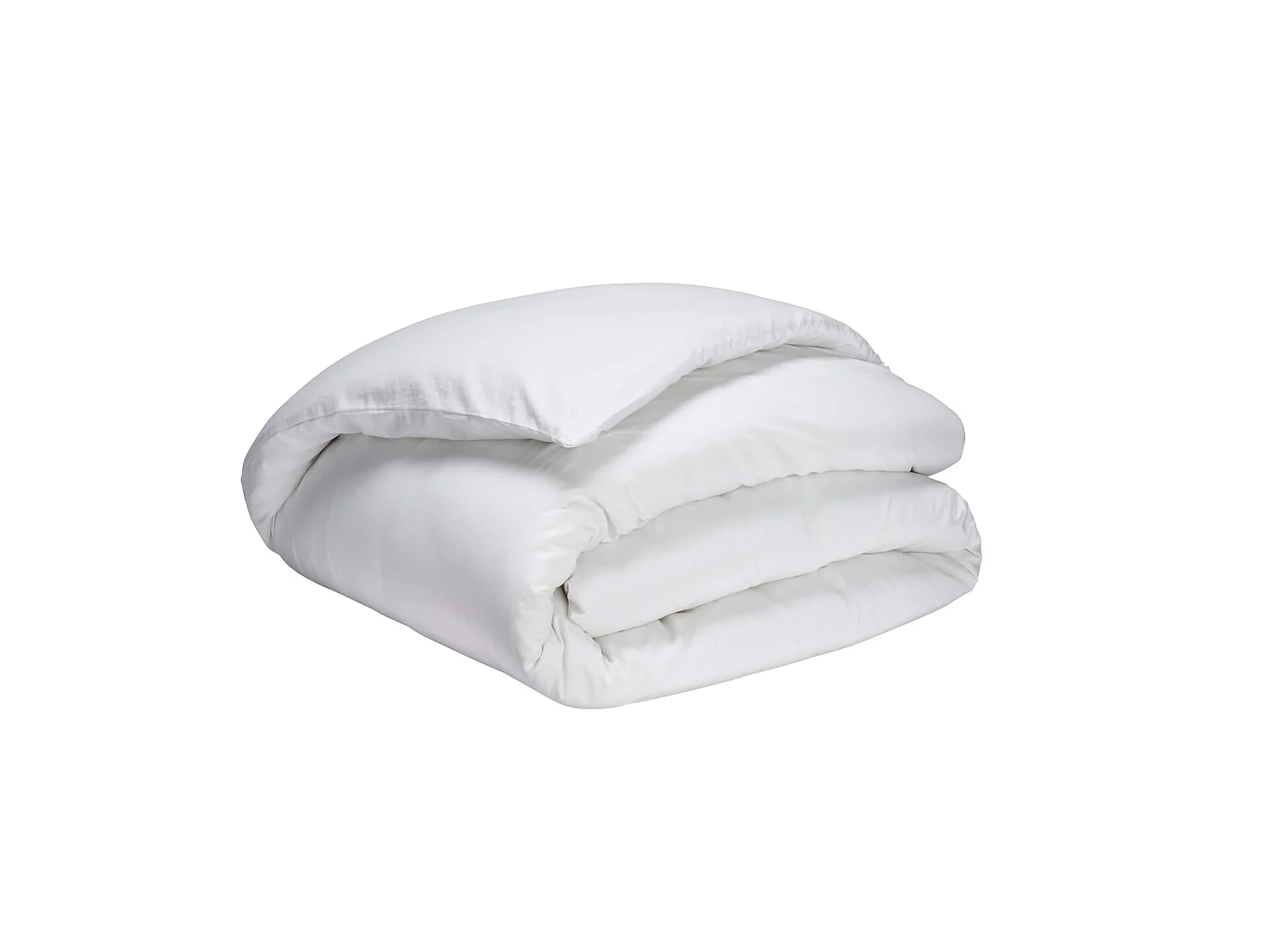 Housse de couette blanc 100% coton 140x200 cm