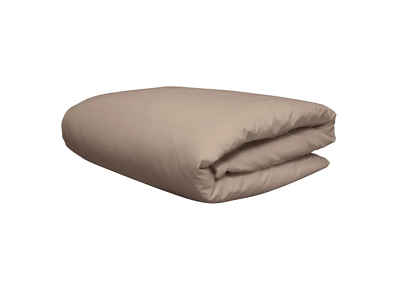 Housse de couette bébé gris argent percale 80x120