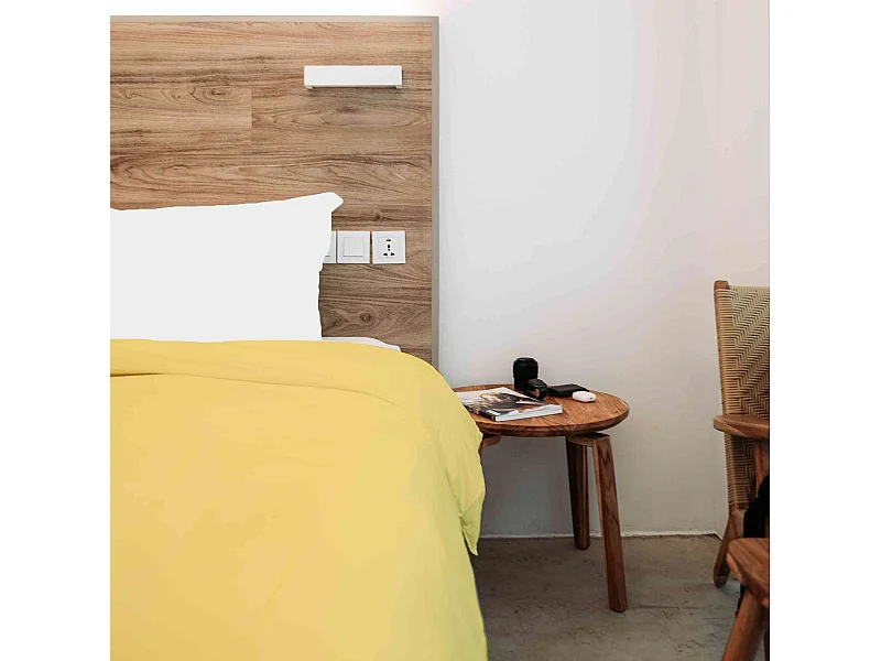 Housse de couette 100% coton paille 140x200 cm - Tradilinge