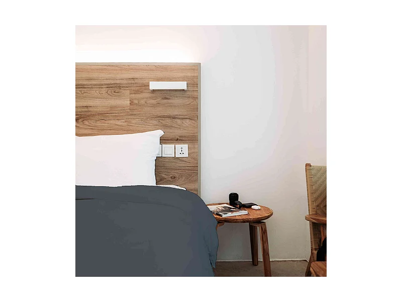 Housse de couette 100% coton anthracite 260x240 cm - Tradilinge